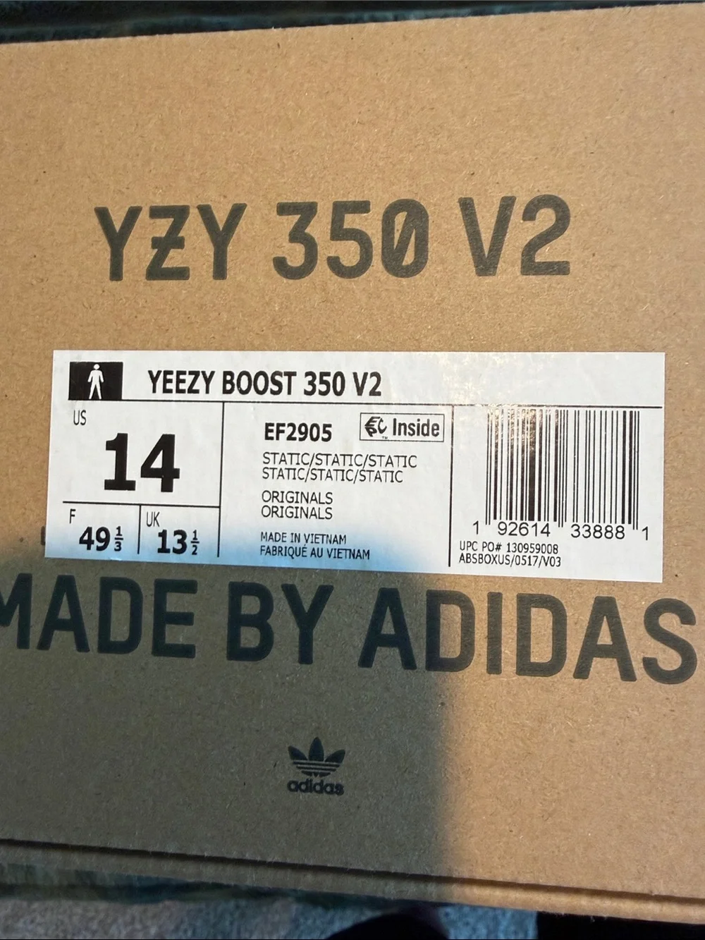 YZY 350 v2 adidas static